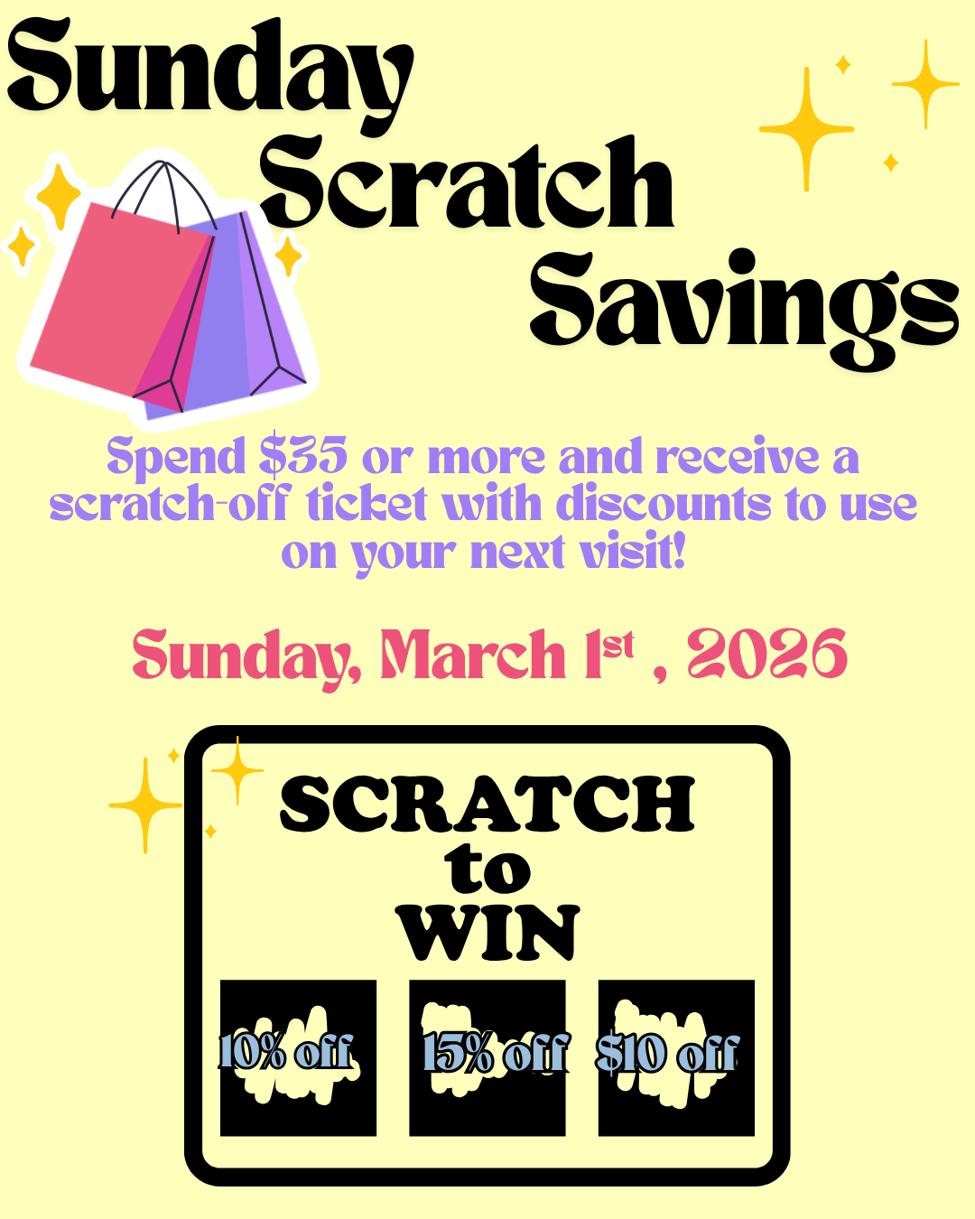 Sunday Scratch Savings